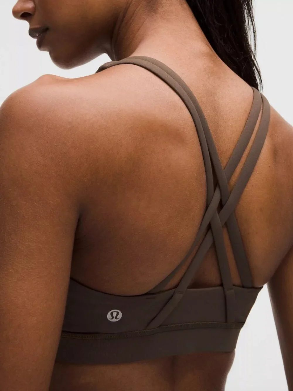 Lululemon NEW Energy Bra *Medium Support, B–D Cups Walnut Crunch